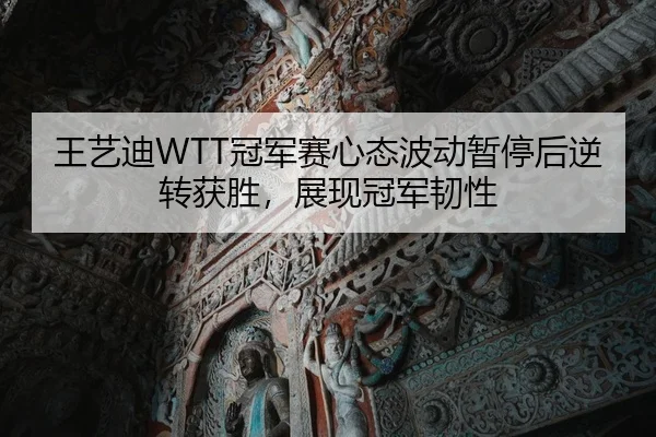 王艺迪WTT冠军赛心态波动暂停后逆转获胜，展现冠军韧性